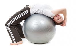 Resimli yan karın - bel göbek egzersizleri